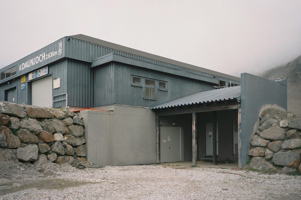 Seitenansicht der Daunjoch Station